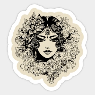 Girl Sticker